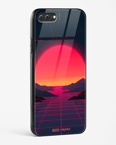 Synthwave Sunset [BREATHE] Glass Case Phone Cover (Apple)