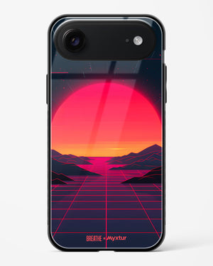 Synthwave Sunset [BREATHE] Glass Case Phone Cover (Apple)