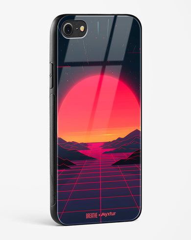 Synthwave Sunset [BREATHE] Glass Case Phone Cover (Apple)