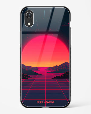 Synthwave Sunset [BREATHE] Glass Case Phone Cover (Apple)