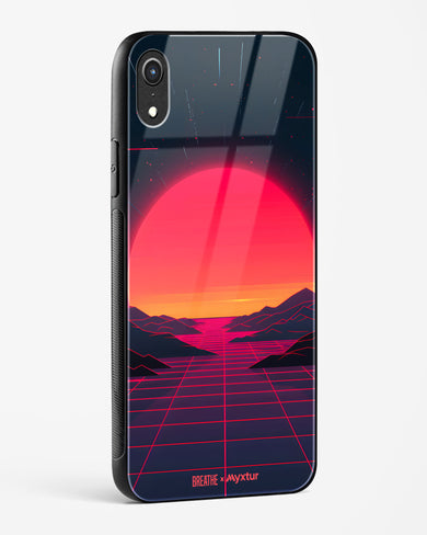 Synthwave Sunset [BREATHE] Glass Case Phone Cover (Apple)