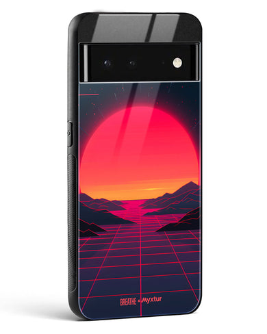 Synthwave Sunset [BREATHE] Glass Case Phone Cover (Google)