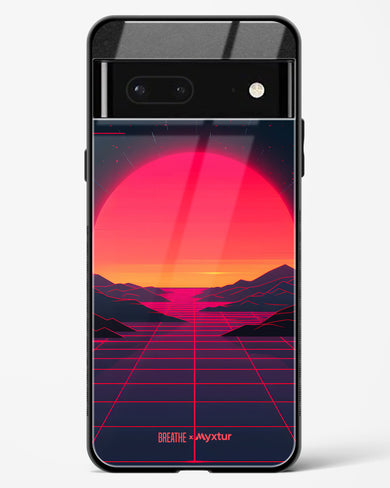 Synthwave Sunset [BREATHE] Glass Case Phone Cover (Google)