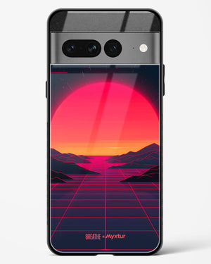 Synthwave Sunset [BREATHE] Glass Case Phone Cover (Google)