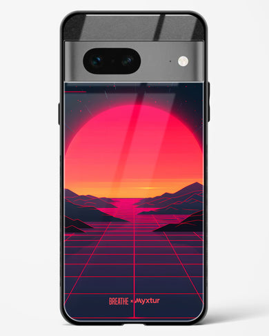 Synthwave Sunset [BREATHE] Glass Case Phone Cover (Google)