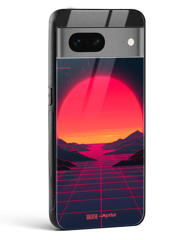 Synthwave Sunset [BREATHE] Glass Case Phone Cover (Google)