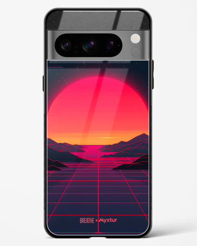 Synthwave Sunset [BREATHE] Glass Case Phone Cover (Google)