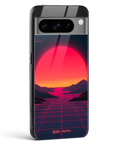 Synthwave Sunset [BREATHE] Glass Case Phone Cover (Google)