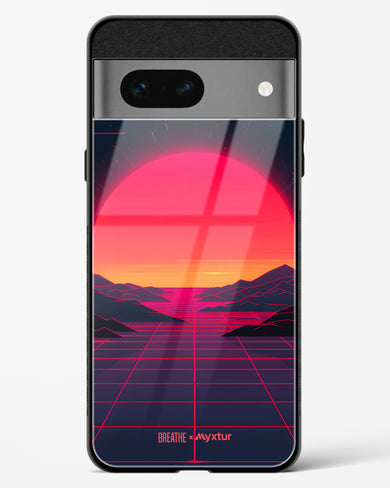 Synthwave Sunset [BREATHE] Glass Case Phone Cover (Google)