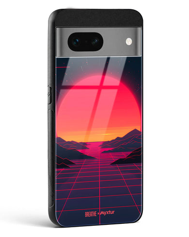 Synthwave Sunset [BREATHE] Glass Case Phone Cover (Google)