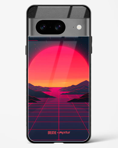 Synthwave Sunset [BREATHE] Glass Case Phone Cover (Google)