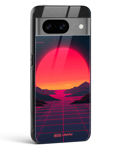 Synthwave Sunset [BREATHE] Glass Case Phone Cover (Google)