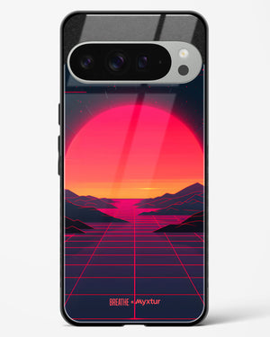 Synthwave Sunset [BREATHE] Glass Case Phone Cover (Google)