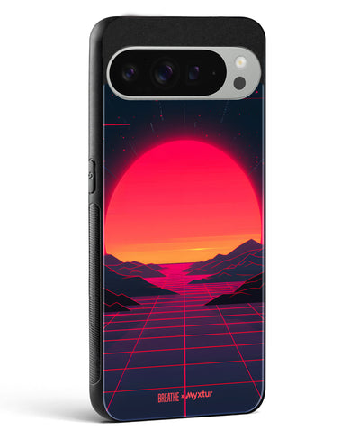 Synthwave Sunset [BREATHE] Glass Case Phone Cover (Google)