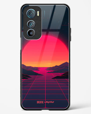 Synthwave Sunset [BREATHE] Glass Case Phone Cover (Motorola)