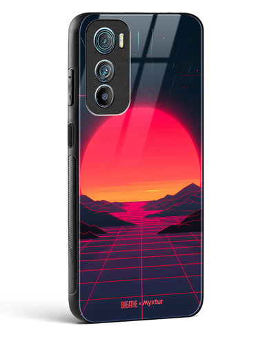 Synthwave Sunset [BREATHE] Glass Case Phone Cover (Motorola)
