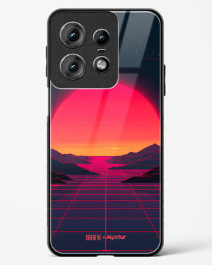 Synthwave Sunset [BREATHE] Glass Case Phone Cover (Motorola)