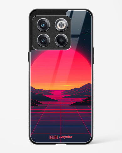 Synthwave Sunset [BREATHE] Glass Case Phone Cover (OnePlus)