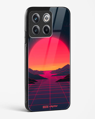 Synthwave Sunset [BREATHE] Glass Case Phone Cover (OnePlus)