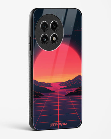 Synthwave Sunset [BREATHE] Glass Case Phone Cover (OnePlus)