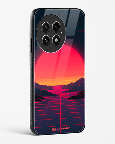 Synthwave Sunset [BREATHE] Glass Case Phone Cover (OnePlus)