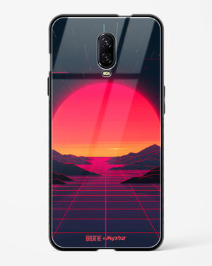 Synthwave Sunset [BREATHE] Glass Case Phone Cover (OnePlus)