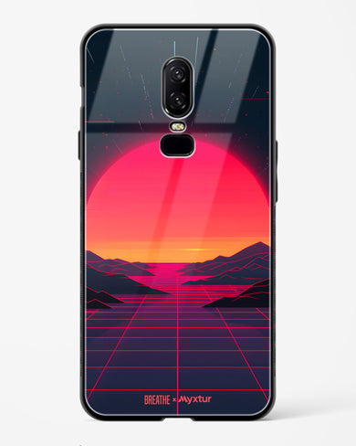 Synthwave Sunset [BREATHE] Glass Case Phone Cover (OnePlus)