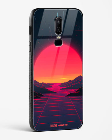 Synthwave Sunset [BREATHE] Glass Case Phone Cover (OnePlus)