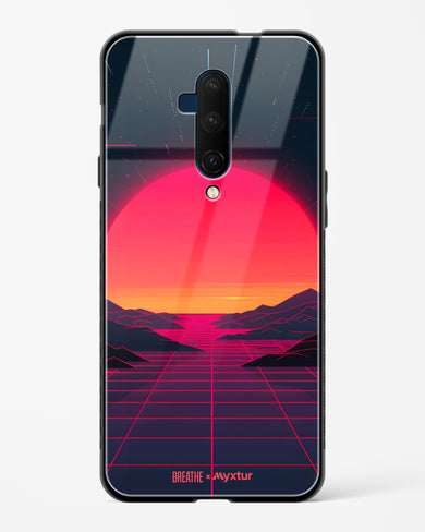 Synthwave Sunset [BREATHE] Glass Case Phone Cover (OnePlus)