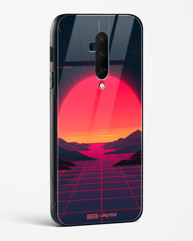 Synthwave Sunset [BREATHE] Glass Case Phone Cover (OnePlus)