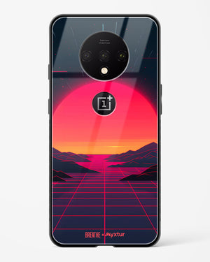 Synthwave Sunset [BREATHE] Glass Case Phone Cover (OnePlus)