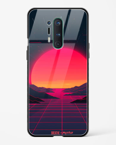 Synthwave Sunset [BREATHE] Glass Case Phone Cover (OnePlus)