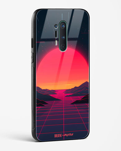 Synthwave Sunset [BREATHE] Glass Case Phone Cover (OnePlus)