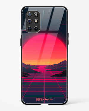 Synthwave Sunset [BREATHE] Glass Case Phone Cover (OnePlus)