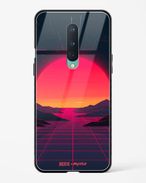 Synthwave Sunset [BREATHE] Glass Case Phone Cover (OnePlus)