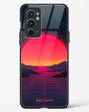 Synthwave Sunset [BREATHE] Glass Case Phone Cover (OnePlus)