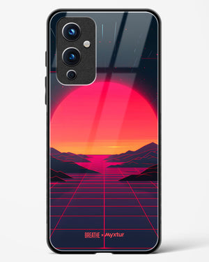 Synthwave Sunset [BREATHE] Glass Case Phone Cover (OnePlus)