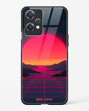 Synthwave Sunset [BREATHE] Glass Case Phone Cover (OnePlus)
