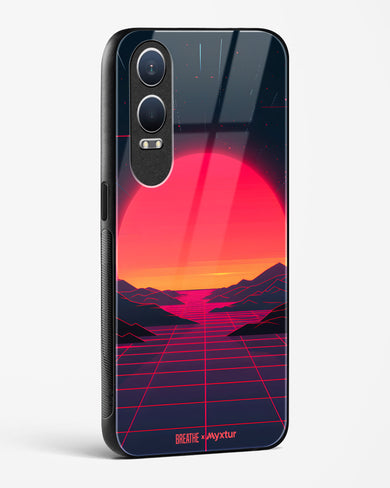 Synthwave Sunset [BREATHE] Glass Case Phone Cover (OnePlus)