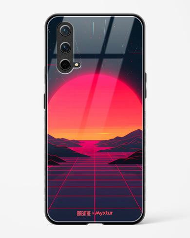 Synthwave Sunset [BREATHE] Glass Case Phone Cover (OnePlus)