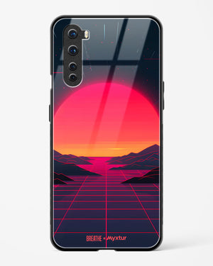 Synthwave Sunset [BREATHE] Glass Case Phone Cover (OnePlus)