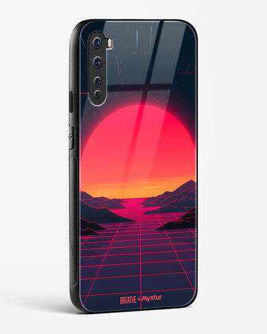 Synthwave Sunset [BREATHE] Glass Case Phone Cover (OnePlus)