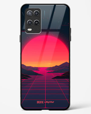 Synthwave Sunset [BREATHE] Glass Case Phone Cover (Oppo)