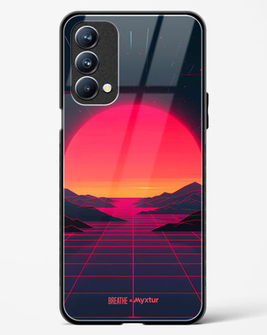 Synthwave Sunset [BREATHE] Glass Case Phone Cover (Oppo)