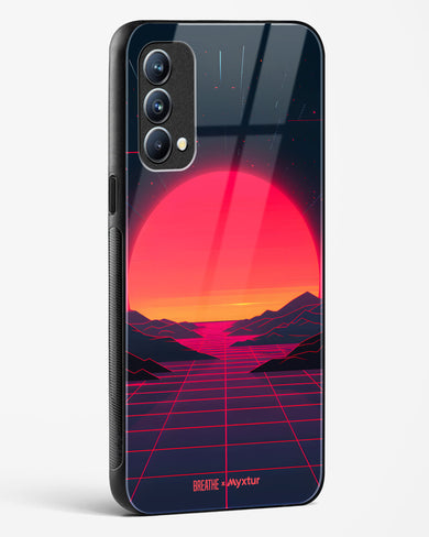 Synthwave Sunset [BREATHE] Glass Case Phone Cover (Oppo)