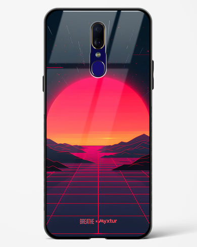 Synthwave Sunset [BREATHE] Glass Case Phone Cover (Oppo)