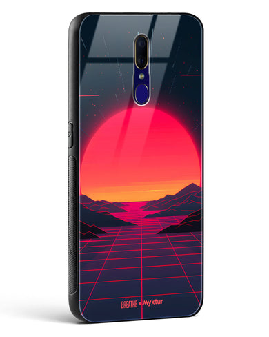 Synthwave Sunset [BREATHE] Glass Case Phone Cover (Oppo)