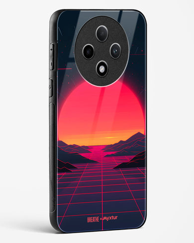 Synthwave Sunset [BREATHE] Glass Case Phone Cover (Oppo)