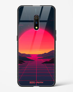 Synthwave Sunset [BREATHE] Glass Case Phone Cover (Oppo)