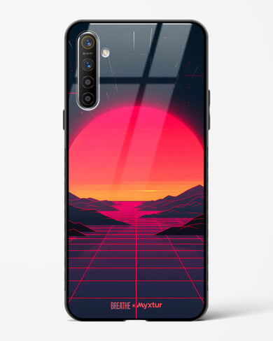 Synthwave Sunset [BREATHE] Glass Case Phone Cover (Oppo)